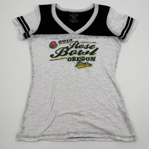 Oregon Ducks Shirt Women's Large Tee 2012 Rose Bowl‎ Blue 84 Brand